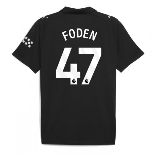 Billige Fotballdrakt Manchester City Phil Foden #47 Replika Bortedrakt 2025-26 Kortermet Billige Fotballdrakt Manchester City Phil Foden #47 Replika Bortedrakt 2025-26 Kortermet